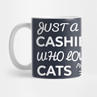 cashier cat Mug